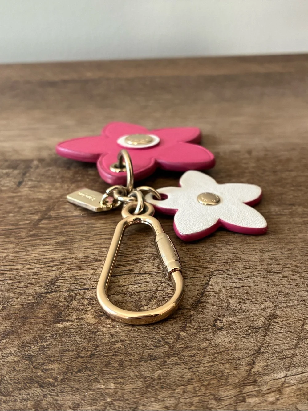 Coach Flower Bag Charm Key Chain